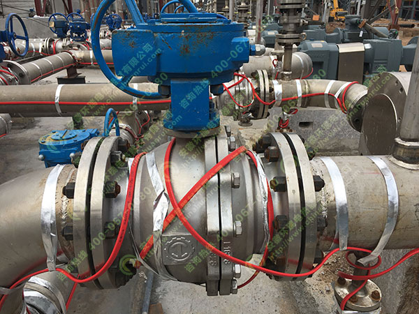 內(nèi)蒙古蒙維科技有限公司管道、罐體電伴熱保溫1