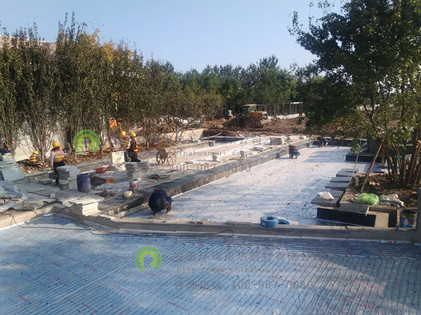 北京萬(wàn)科金域緹香售樓處露天景觀池發(fā)熱電纜防凍 北京萬(wàn)科金域緹香售樓處露天景觀池發(fā)熱電纜防凍