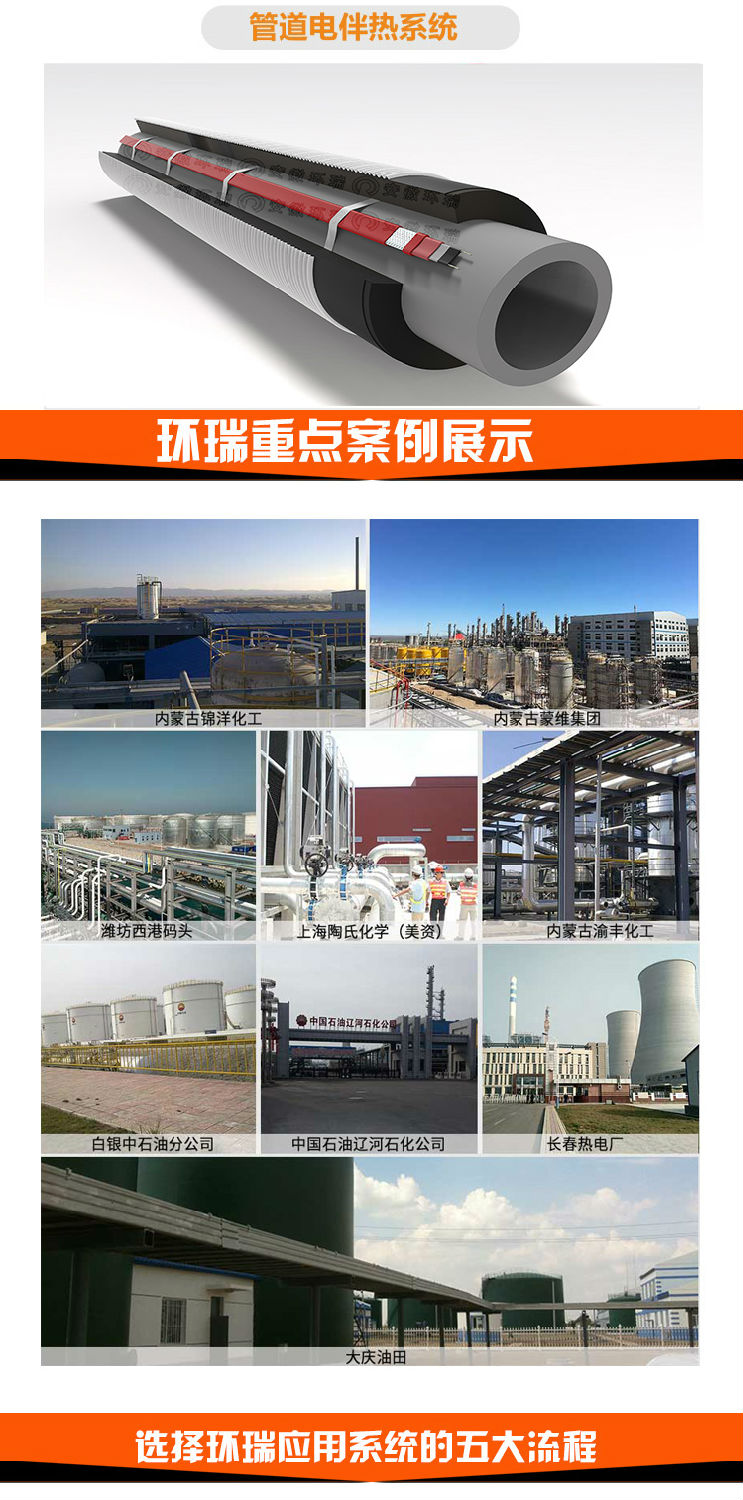 環(huán)瑞電伴熱案例展示 環(huán)瑞電伴熱案例展示