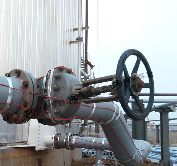 電伴熱產(chǎn)品在管道上安裝圖 電伴熱產(chǎn)品在管道上安裝圖