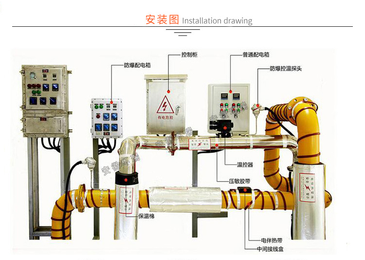 電伴熱產(chǎn)品安裝圖1 電伴熱產(chǎn)品安裝圖1